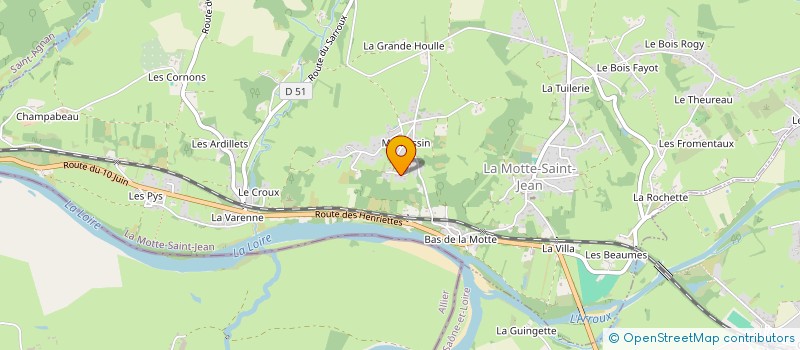 localisation de l'entreprise MONSIEUR EMMANUEL DALIGAND  LA MOTTE-SAINT-JEAN