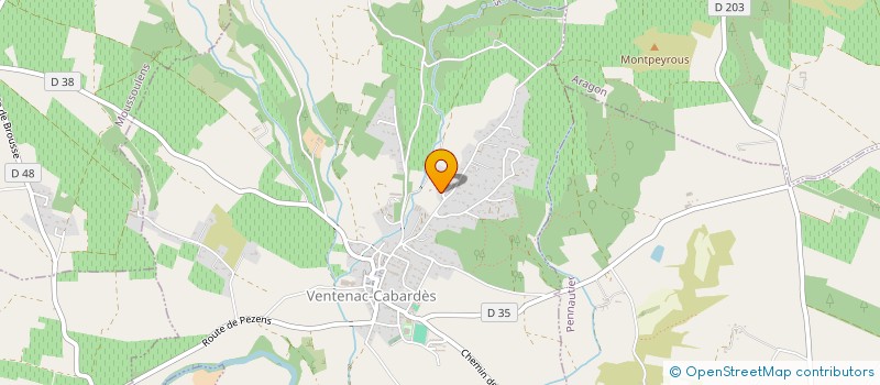 localisation de l'entreprise MONSIEUR EMMANUEL DANESIN à VENTENAC-CABARDES