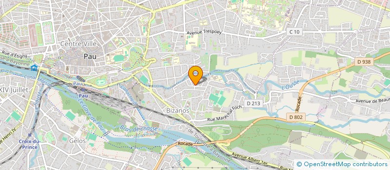 localisation de l'entreprise MONSIEUR EMMANUEL DANGALY  BIZANOS