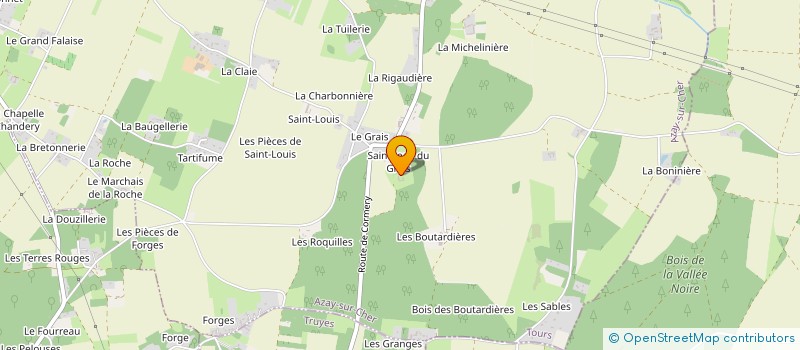 localisation de l'entreprise MONSIEUR EMMANUEL DARRASSE à AZAY-SUR-CHER