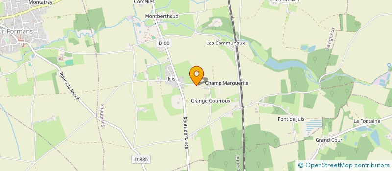 localisation de l'entreprise MONSIEUR EMMANUEL DART  SAVIGNEUX