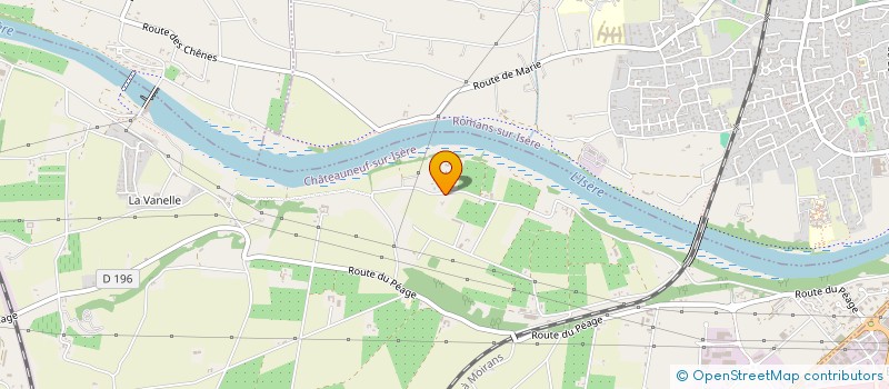 localisation de l'entreprise MONSIEUR EMMANUEL DAURES  CHATEAUNEUF-SUR-ISERE