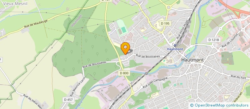 localisation de l'entreprise MONSIEUR EMMANUEL DE ANTONIIS  HAUTMONT