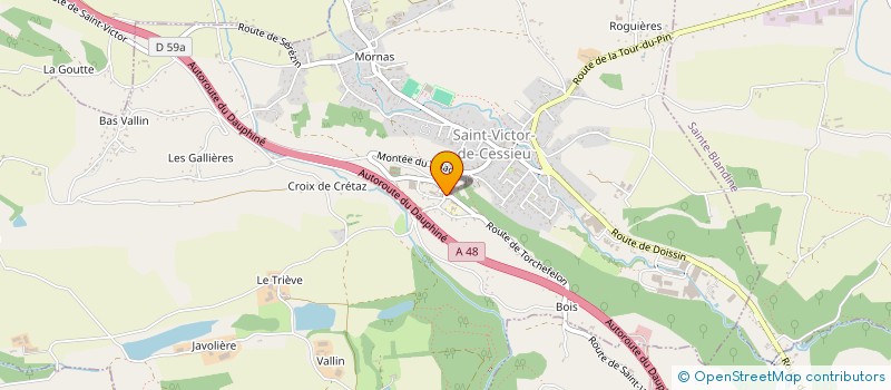 localisation de l'entreprise MONSIEUR EMMANUEL DE BUTLER  LA TOUR-DU-PIN