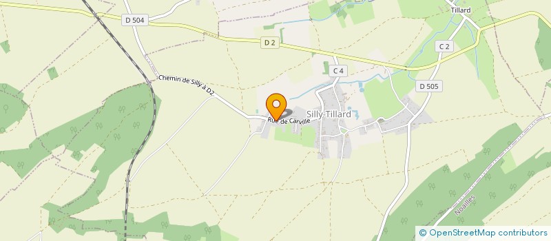 localisation de l'entreprise MONSIEUR EMMANUEL DE CAIGNY  SILLY-TILLARD