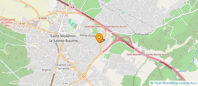 localisation de l'entreprise MONSIEUR EMMANUEL DE CORLIEU à SAINT-MAXIMIN-LA-SAINTE-BAUME