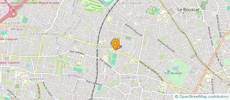 localisation de l'entreprise MONSIEUR EMMANUEL DE FROISSARD  BORDEAUX