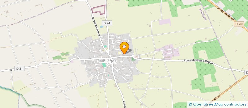 localisation de l'entreprise MONSIEUR EMMANUEL DE LA CRUZ  MOLLEGES