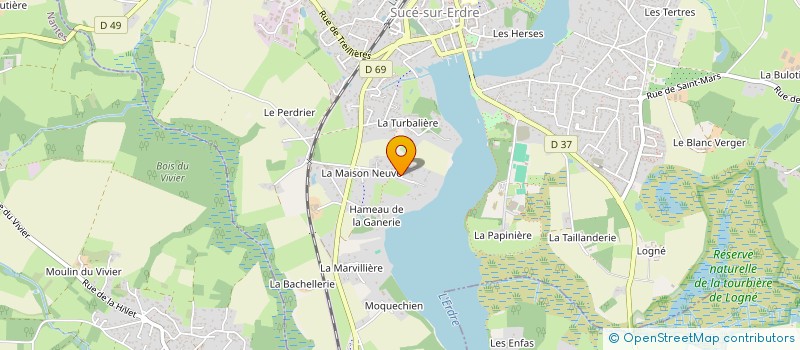 localisation de l'entreprise MONSIEUR EMMANUEL DE LA TOUANNE  SUCE-SUR-ERDRE