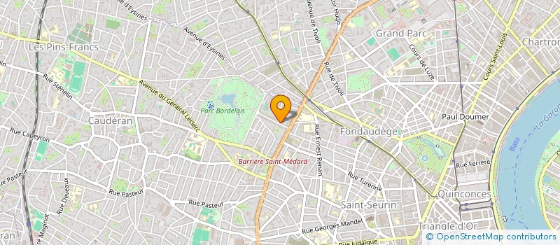 localisation de l'entreprise MONSIEUR EMMANUEL DE LOYNES  BORDEAUX