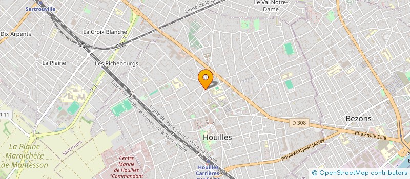 localisation de l'entreprise MONSIEUR EMMANUEL DE MAGALHAES  HOUILLES