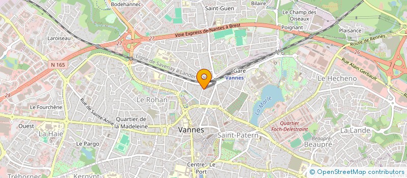 localisation de l'entreprise MONSIEUR EMMANUEL DE MAILLE à VANNES