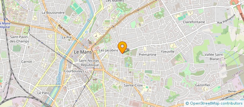 localisation de l'entreprise MONSIEUR EMMANUEL DE MAULDE  LE MANS