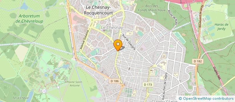 localisation de l'entreprise MONSIEUR EMMANUEL DE MONTEYNARD  LE CHESNAY-ROCQUENCOURT