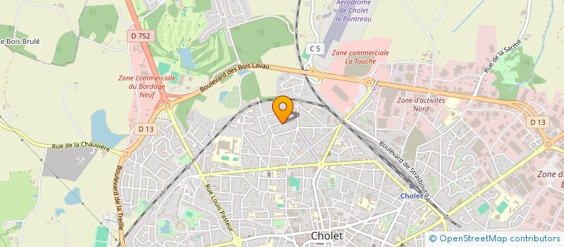 localisation de l'entreprise MONSIEUR EMMANUEL DE ROECK à CHOLET