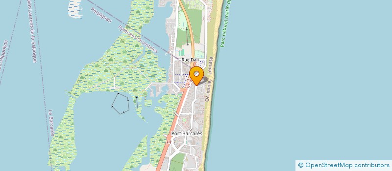 localisation de l'entreprise MONSIEUR EMMANUEL DE SCHLICHTING  LE BARCARES