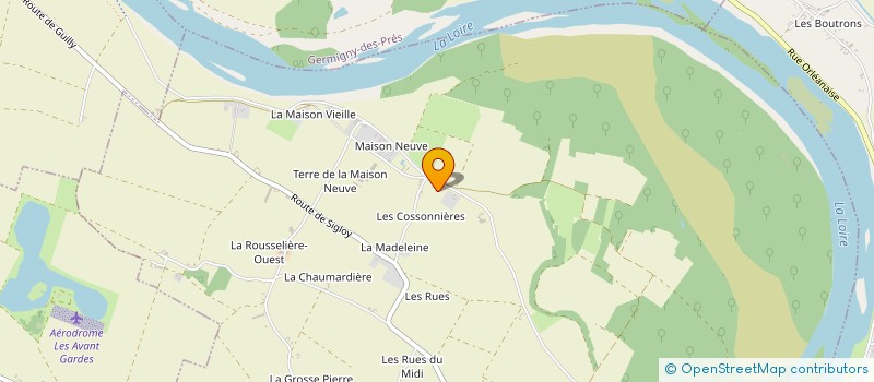 localisation de l'entreprise MONSIEUR EMMANUEL DE TORQUAT DE LA COULERIE à SULLY-SUR-LOIRE