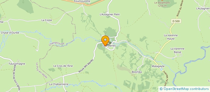 localisation de l'entreprise MONSIEUR EMMANUEL DEBARD  LE MAZET SAINT VOY