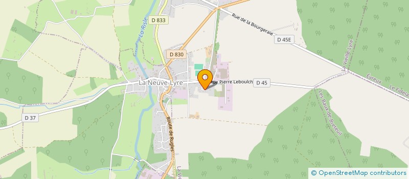 localisation de l'entreprise MONSIEUR EMMANUEL DECAUX  LA VIEILLE-LYRE