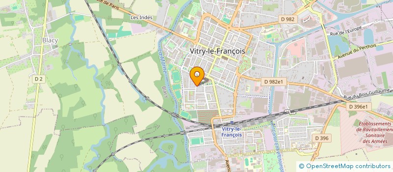 localisation de l'entreprise MONSIEUR EMMANUEL DEFER  VITRY-LE-FRANCOIS