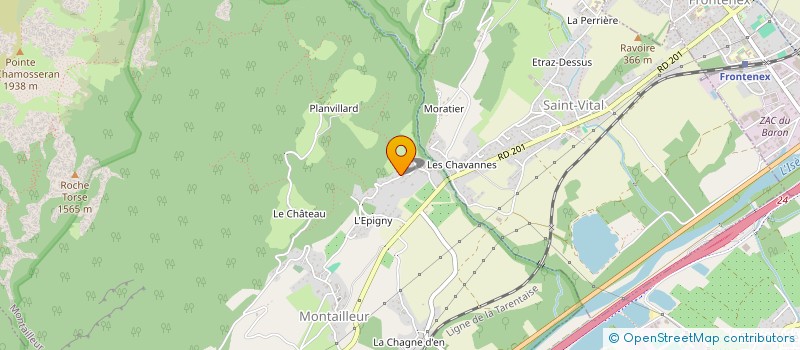 localisation de l'entreprise MONSIEUR EMMANUEL DEGLISE-FAVRE  MONTAILLEUR