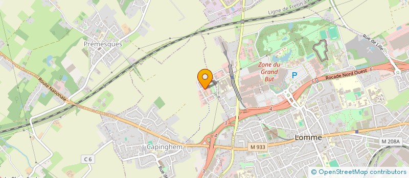 localisation de l'entreprise MONSIEUR EMMANUEL DELACOURT  CAPINGHEM