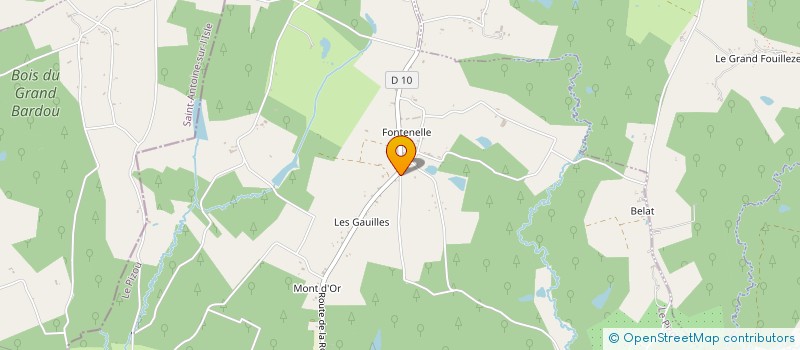 localisation de l'entreprise MONSIEUR EMMANUEL DELAUNAY  ST BARTHELEMY BELLEGARDE