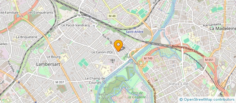 localisation de l'entreprise MONSIEUR EMMANUEL DELEPOUVE à LAMBERSART