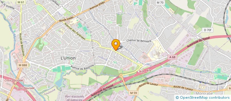 localisation de l'entreprise MONSIEUR EMMANUEL DELHOMME à L'UNION