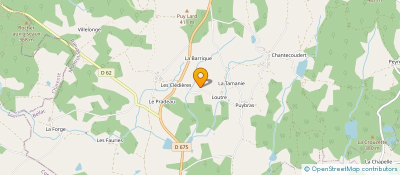 localisation de l'entreprise MONSIEUR EMMANUEL DELHOUME  MONTROL-SENARD