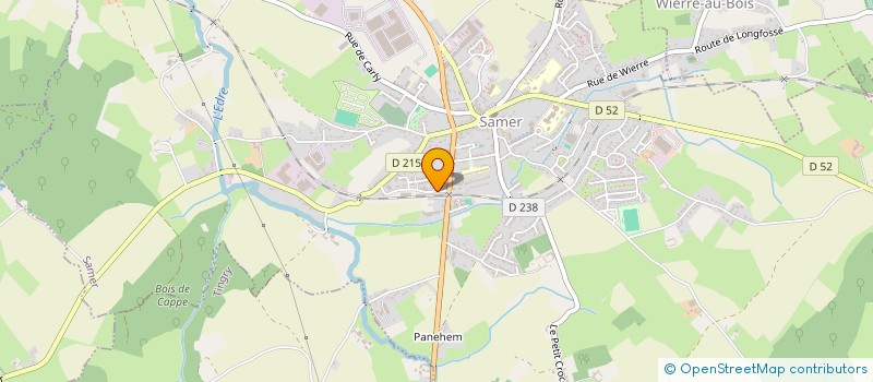 localisation de l'entreprise MONSIEUR EMMANUEL DELIGNIERES  SAMER