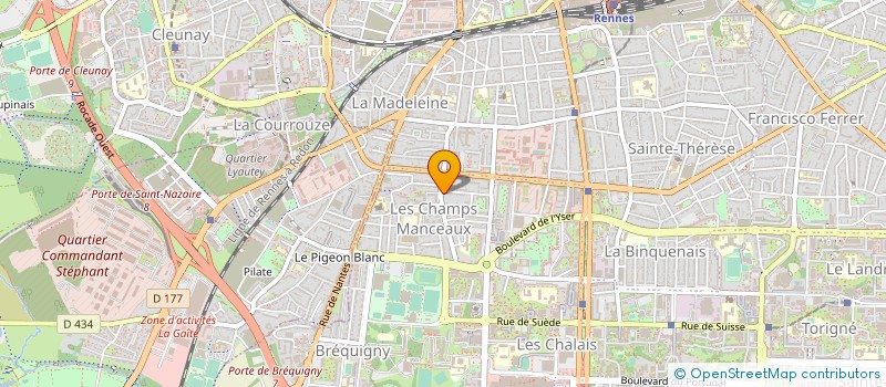 localisation de l'entreprise MONSIEUR EMMANUEL DELISLE à RENNES