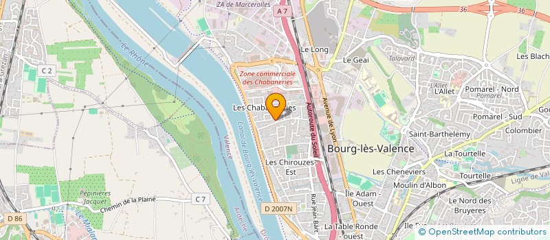 localisation de l'entreprise MONSIEUR EMMANUEL DELPLANQUE  BOURG-LES-VALENCE