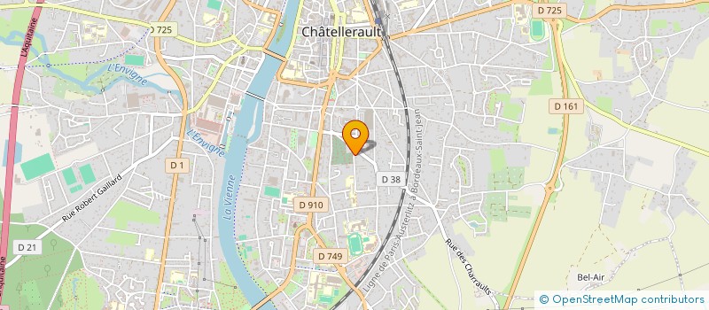 localisation de l'entreprise MONSIEUR EMMANUEL DELRIEUX à CHATELLERAULT