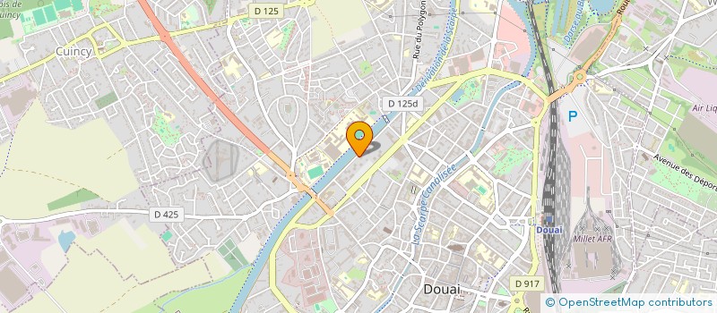 localisation de l'entreprise MONSIEUR EMMANUEL DELVAL à DOUAI