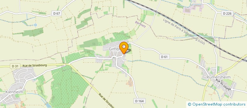 localisation de l'entreprise MONSIEUR EMMANUEL DEMUTH  BERSTETT