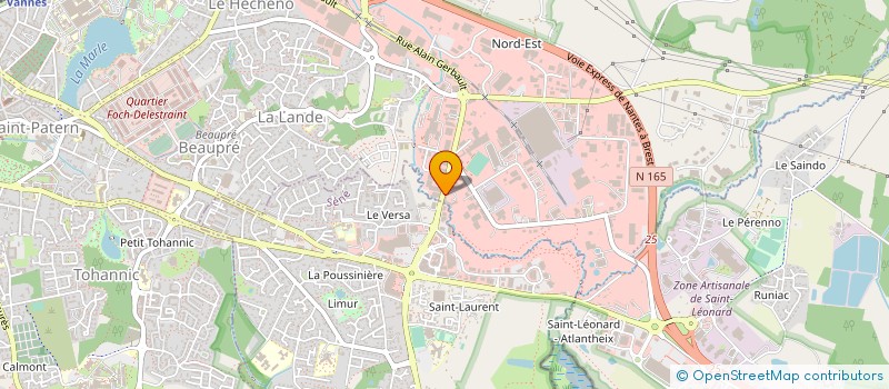 localisation de l'entreprise MONSIEUR EMMANUEL DENIEL à VANNES