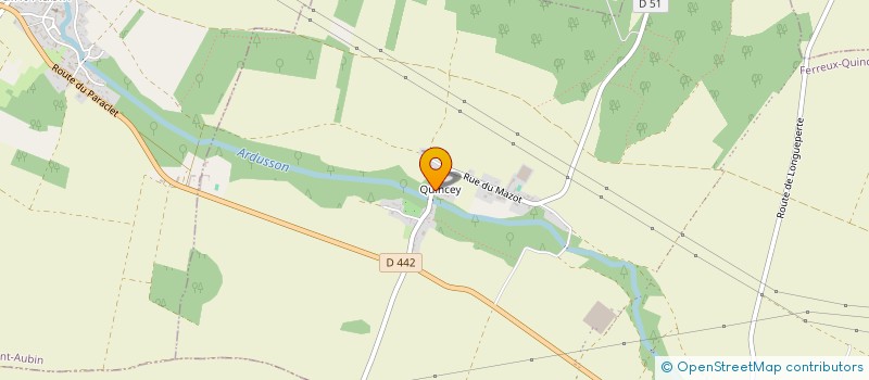 localisation de l'entreprise MONSIEUR EMMANUEL DENIS  FERREUX-QUINCEY