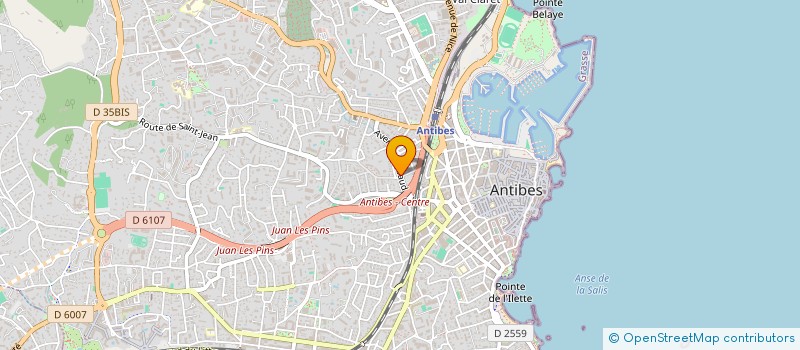 localisation de l'entreprise MONSIEUR EMMANUEL DENIS  ANTIBES