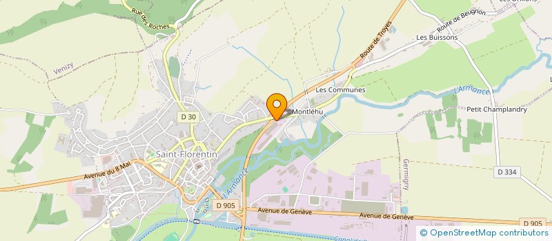 localisation de l'entreprise MONSIEUR EMMANUEL DEPESSEVILLE  SAINT-FLORENTIN