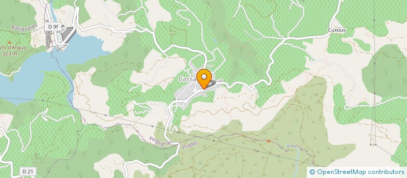 localisation de l'entreprise MONSIEUR EMMANUEL DERUE  CASSAGNES