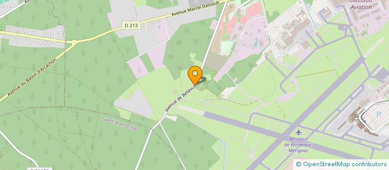 localisation de l'entreprise MONSIEUR EMMANUEL DERVAUX  MERIGNAC