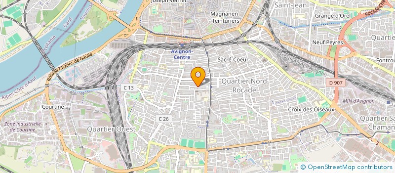 localisation de l'entreprise MONSIEUR EMMANUEL DESBOUIGES  AVIGNON