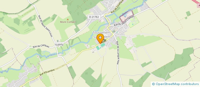 localisation de l'entreprise MONSIEUR EMMANUEL DESCAMPS  TOURNEHEM-SUR-LA-HEM