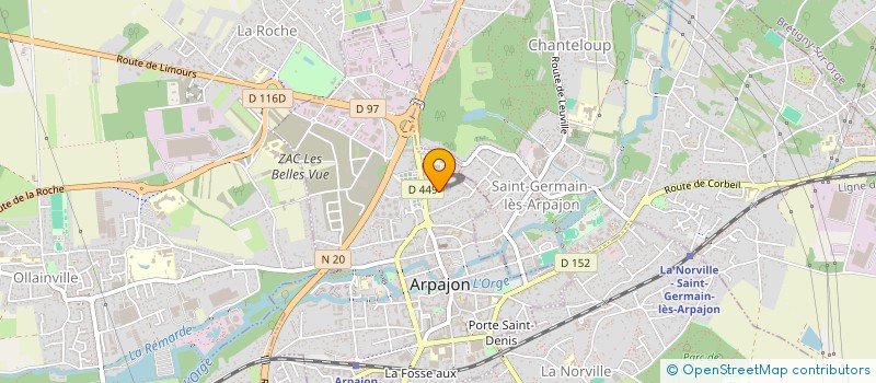 localisation de l'entreprise MONSIEUR EMMANUEL DESGUEZ  ARPAJON