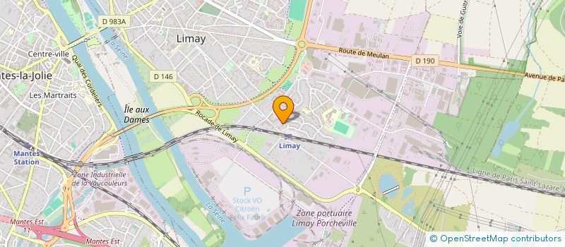 localisation de l'entreprise MONSIEUR EMMANUEL DESMAZEAUD  LIMAY