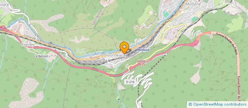 localisation de l'entreprise MONSIEUR EMMANUEL DEZELLUS  MODANE