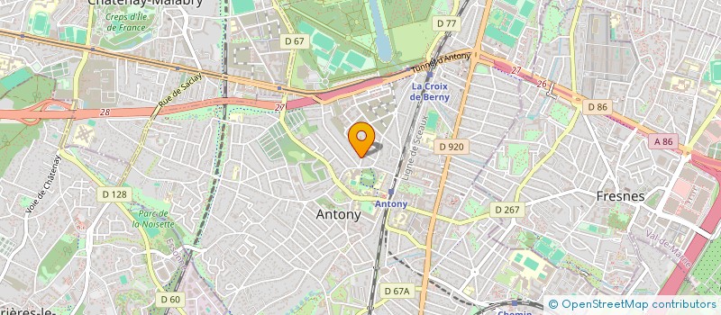 localisation de l'entreprise MONSIEUR EMMANUEL DHELLIN à ANTONY