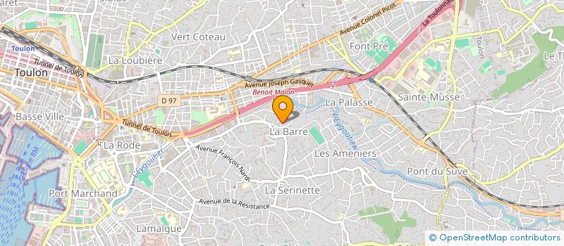 localisation de l'entreprise MONSIEUR EMMANUEL DHO  TOULON