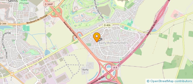 localisation de l'entreprise MONSIEUR EMMANUEL DIAS  BAILLY-ROMAINVILLIERS